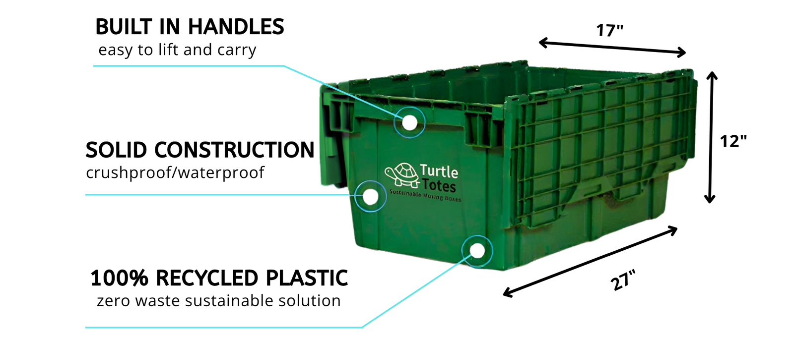 Turtle Totes stacked and ready